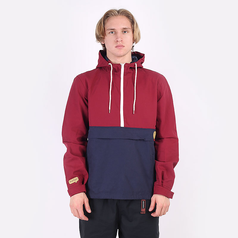 Анорак True spin (Cotton-brgnd/navy)  - цена, описание, фото 1